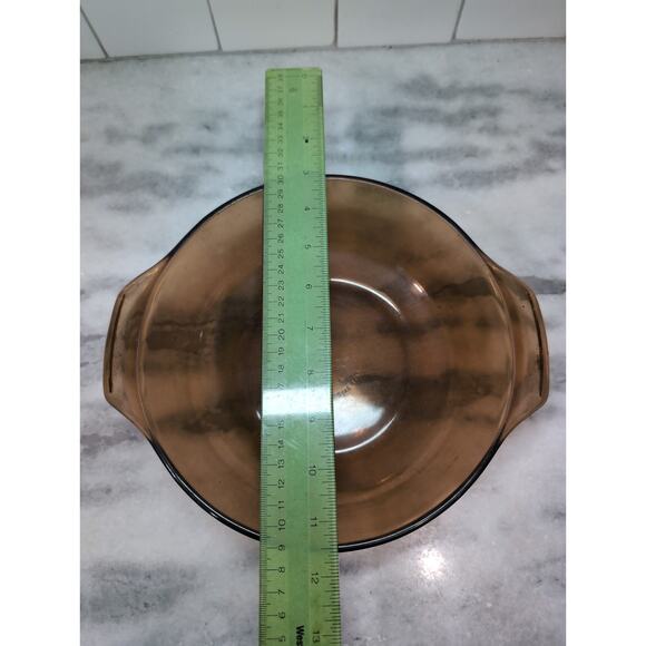 Anchor Hocking Glassware 1.5 Quart Amber Casserole Dish, Baking Cookware w/ Lid - Picture 14 of 14